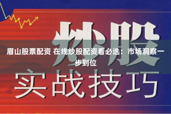 眉山股票配资 在线炒股配资看必选：市场洞察一步到位