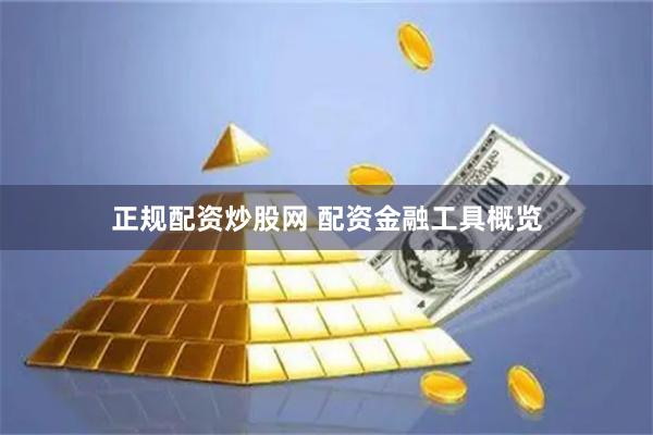 正规配资炒股网 配资金融工具概览