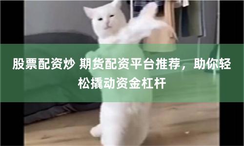 股票配资炒 期货配资平台推荐，助你轻松撬动资金杠杆